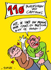 110 Mokerslagen van cartoons