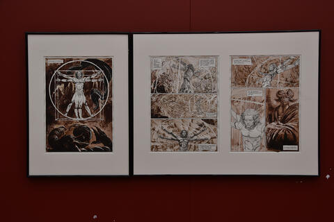 Strips uit het Louvre