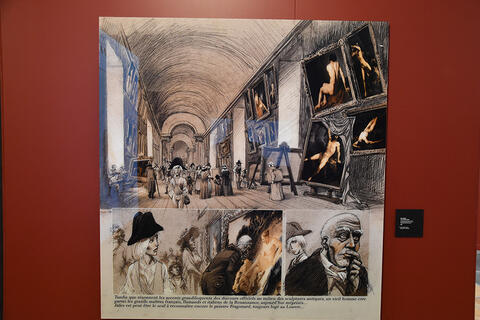 Strips uit het Louvre