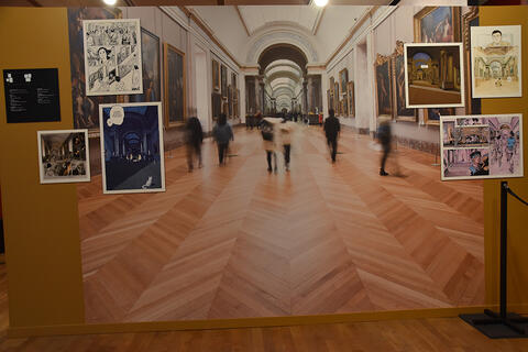 Strips uit het Louvre