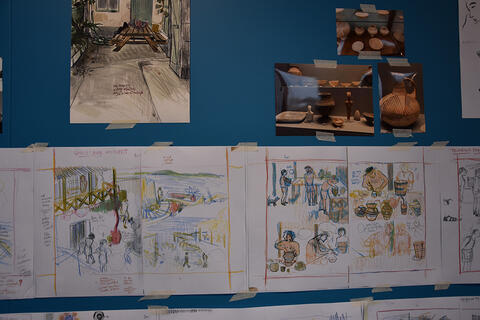 Strips uit het Louvre