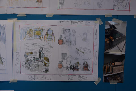 Strips uit het Louvre