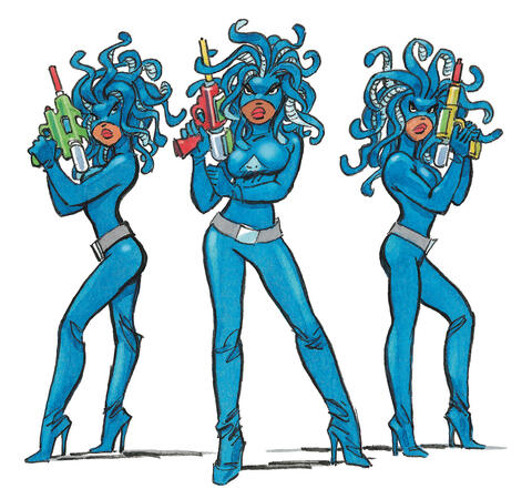 Robbedoes en Blue Gorgon