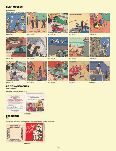 Strip Bierviltjes Catalogus