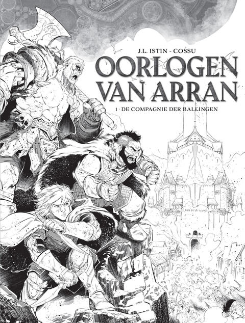Oorlogen van Arran 1: De Compagnie der Ballingen zwart-wit
