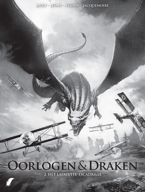 Oorlogen & Draken 2: Het Lafayette Escadrille zwart-wit