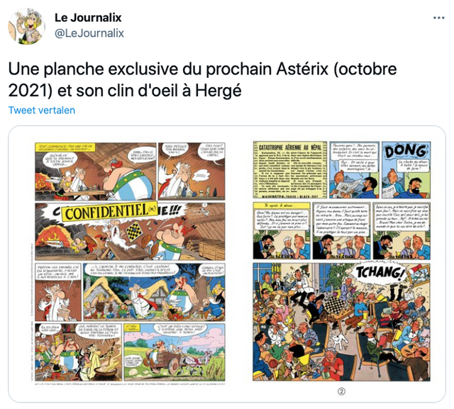 Asterix en Kuifje