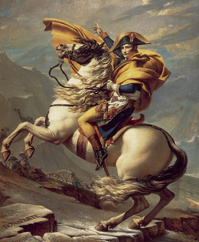 Napoleon steekt de Alpen over