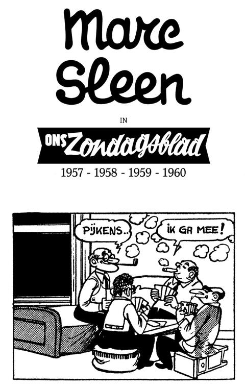 Marc Sleen in Ons Zondagsblad 3