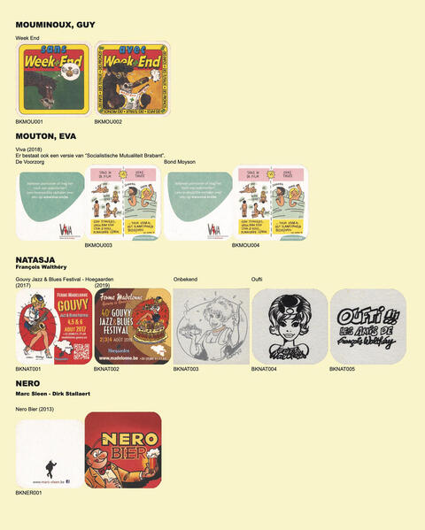 Strip Bierviltjes Catalogus