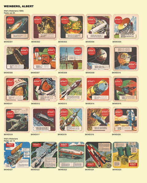 Strip Bierviltjes Catalogus