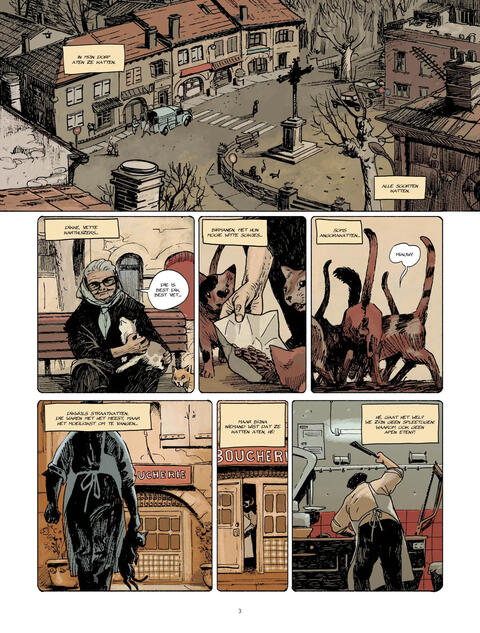 In Mijn Dorp Aten Ze Katten